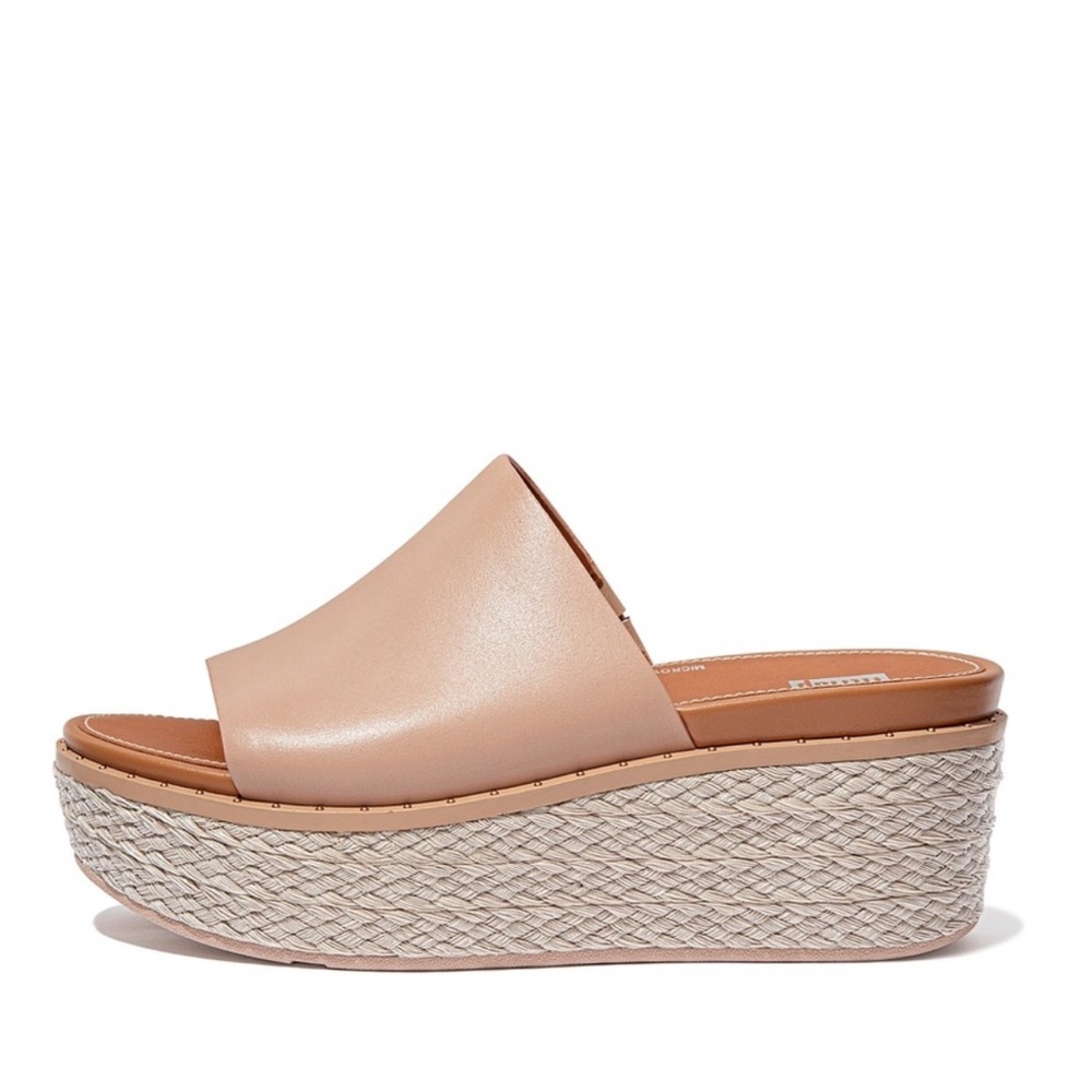 Fitflop Eloise Espadrille Leather Wedges 10